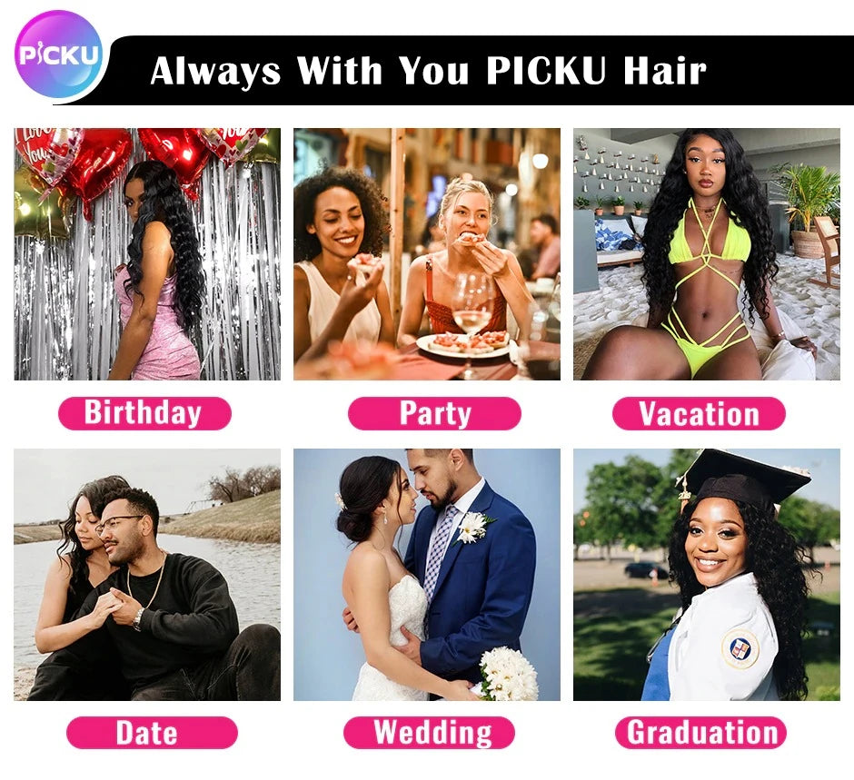 10A Glueless Wigs Human Hair Wigs Ready To Wear Bleached Knots 5x5 Pre Cut HD Transparent Glueless Lace Wigs Kinky Curly Wig100%