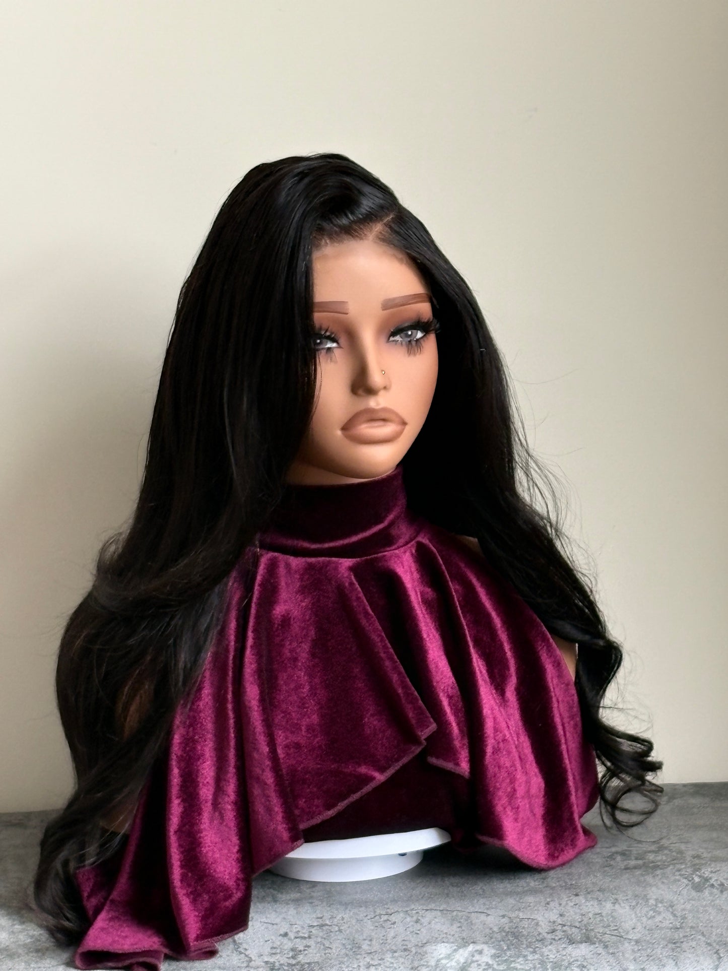 Raw Vietnamese  30inches Body Wave 13x4 frontal HD lace