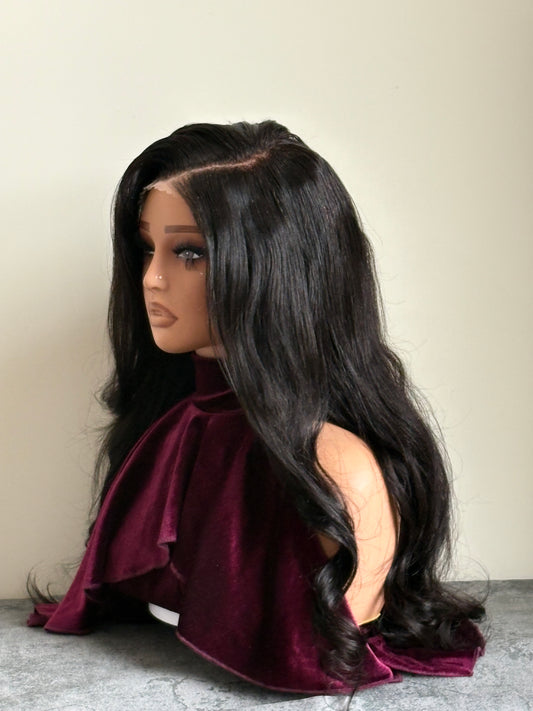 Raw Vietnamese  30inches Body Wave 13x4 frontal HD lace