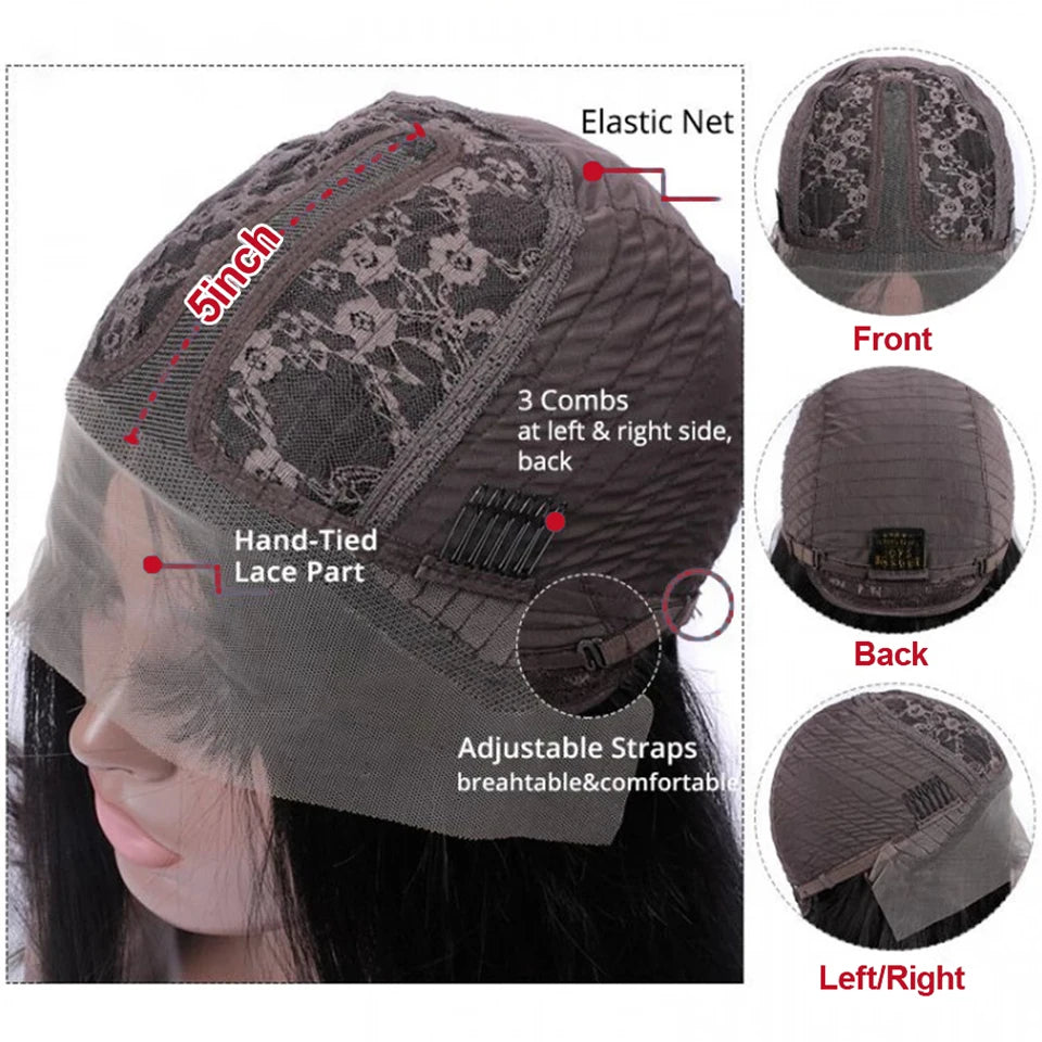 Malaysia Body Wave Transparent Wear To Go 13*5*2 T Lace Wig Human Hair Wigs On Sale Clearance Lace Front Wig For Women