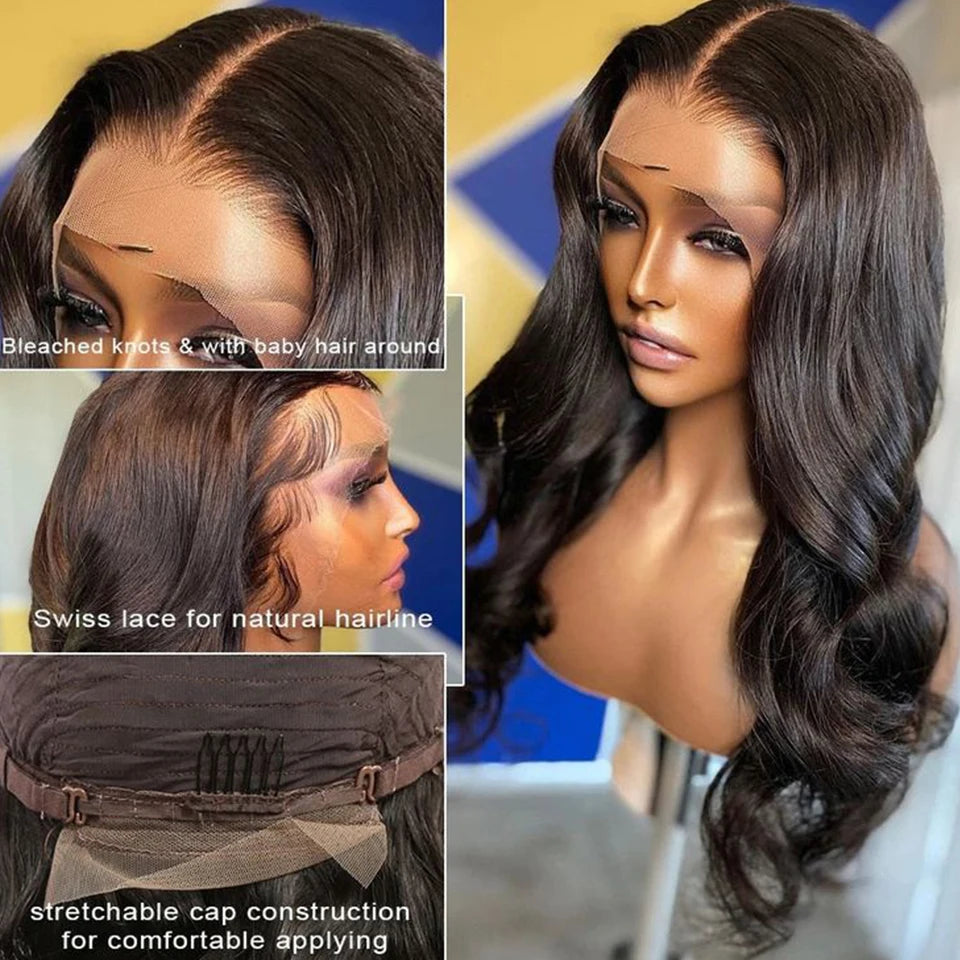 Malaysia Body Wave Transparent Wear To Go 13*5*2 T Lace Wig Human Hair Wigs On Sale Clearance Lace Front Wig For Women